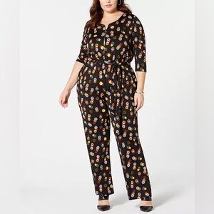 NWT NY Collection patterned jumpsuit